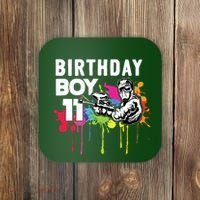 11 Years Old Paintballer Gear Gift 11th Paintball Birthday Coaster thumb 0