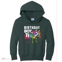11 Years Old Paintballer Gear Gift 11th Paintball Birthday Kids Hoodie thumb 0
