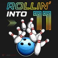 11 Year Old Bowling Retro Vintage 11th Birthday T-Shirt thumb 7