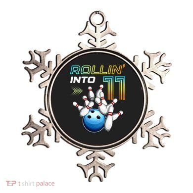 11 Year Old Bowling Retro Vintage 11th Birthday Ornament