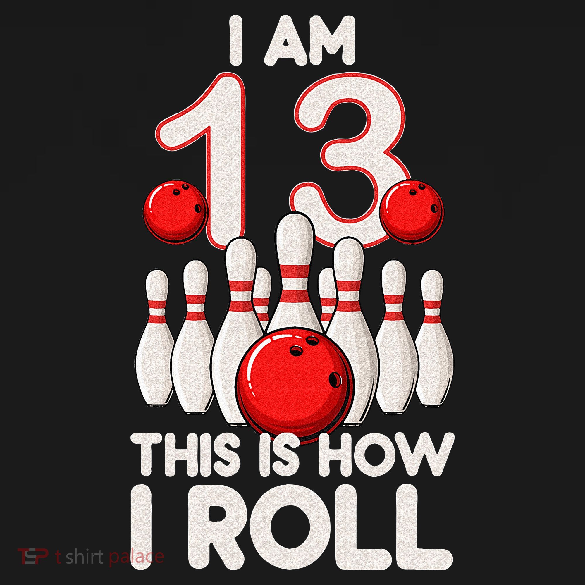 13 Year Old Bowling Party 13th Birthday Is How I Roll Women's Hoodie