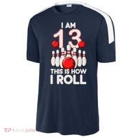 13 Year Old Bowling Party 13th Birthday Is How I Roll Sport-Tek Competitor United Soccer Jersey thumb 2