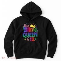 12 Year Old Gift This Slime Queen Is 12th Birthday N Hoodie thumb 0