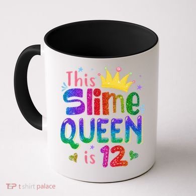 12 Year Old Gift This Slime Queen Is 12th Birthday N Coffee Mug