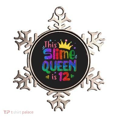 12 Year Old Gift This Slime Queen Is 12th Birthday N Ornament