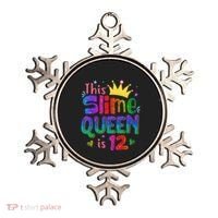 12 Year Old Gift This Slime Queen Is 12th Birthday N Ornament thumb 0