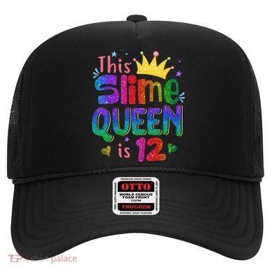 12 Year Old Gift This Slime Queen Is 12th Birthday N Hat