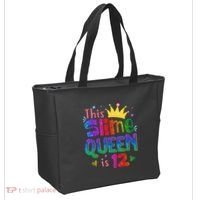 12 Year Old Gift This Slime Queen Is 12th Birthday N Tote Bag thumb 2
