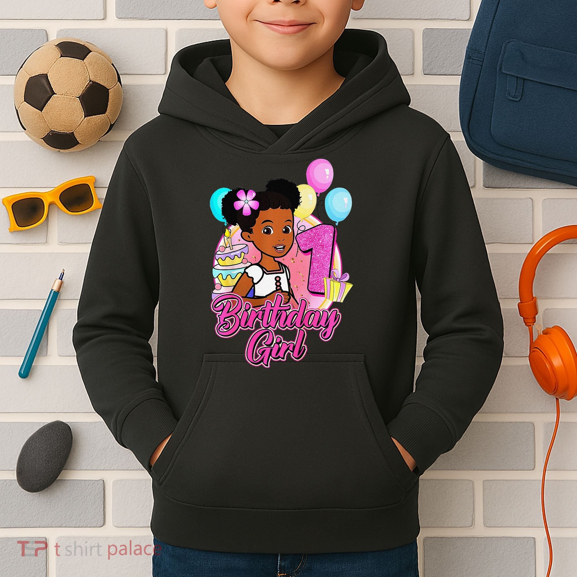 1 Year Old Birthday GracieS Corner ItS My 1st Birthday Kids Hoodie
