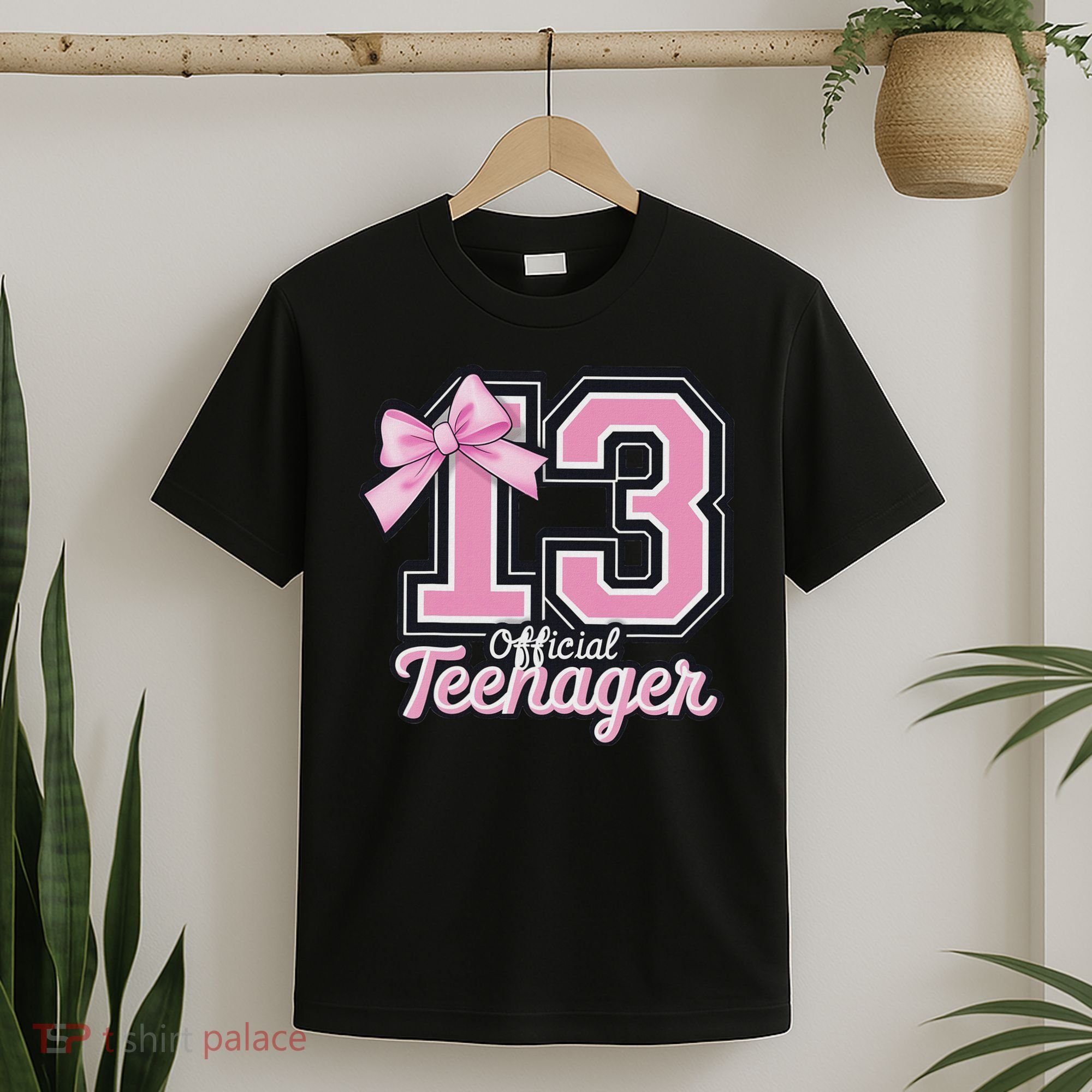13 Year Old Coquette Bow Nager 13th Birthday T-Shirt