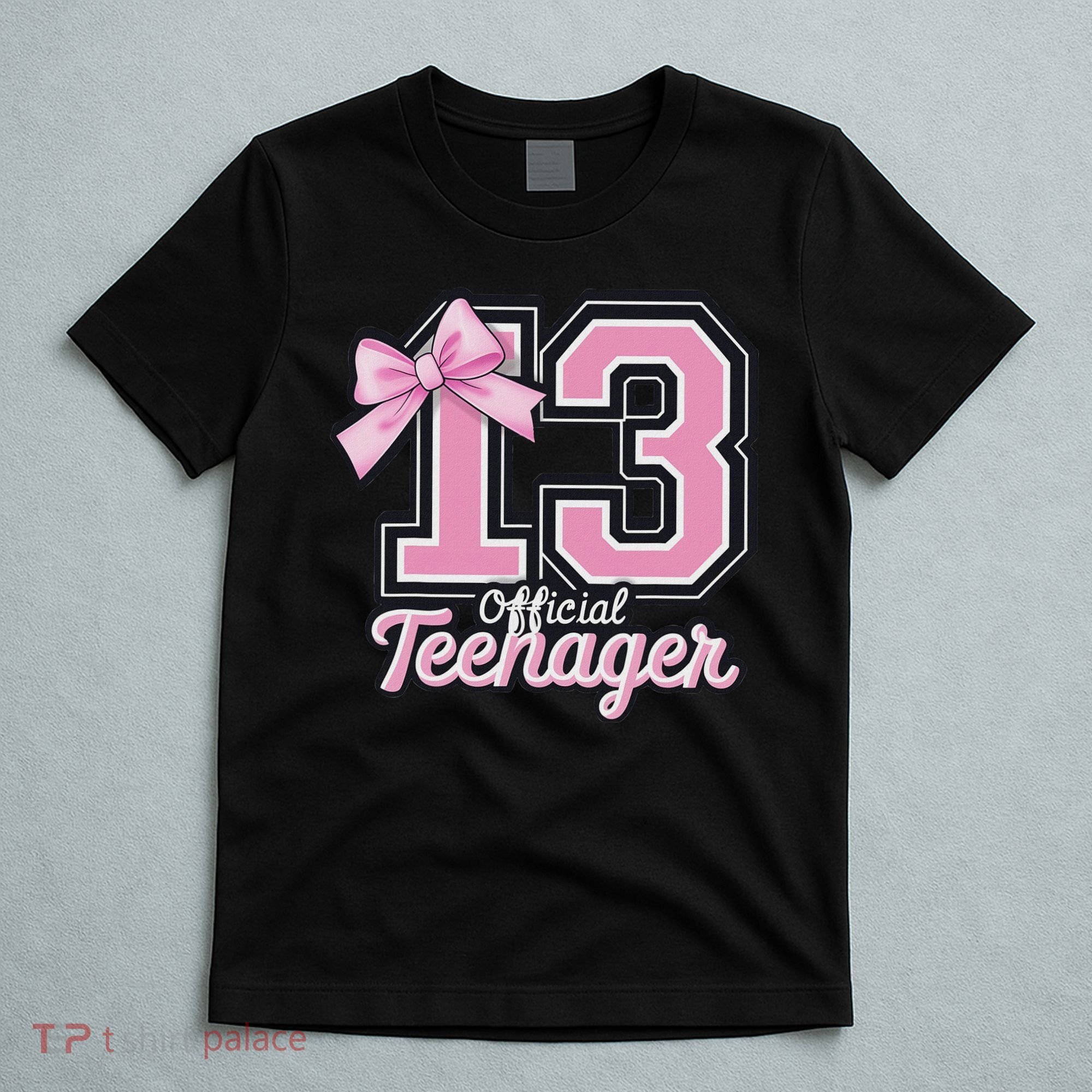 13 Year Old Coquette Bow Nager 13th Birthday T-Shirt