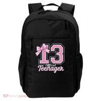 13 Year Old Coquette Bow Nager 13th Birthday Backpack thumb 0