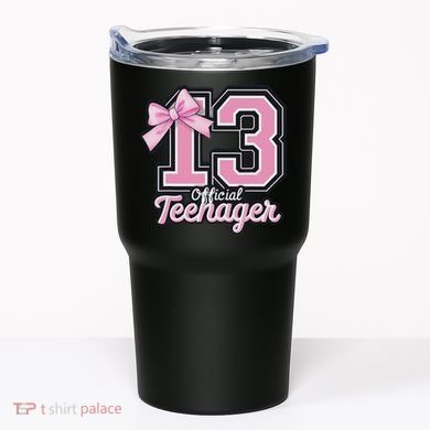 13 Year Old Coquette Bow Nager 13th Birthday Tumbler