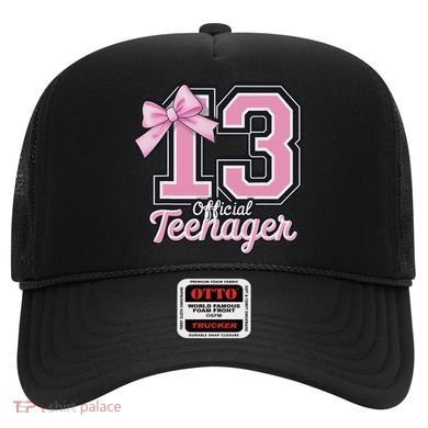 13 Year Old Coquette Bow Nager 13th Birthday Hat