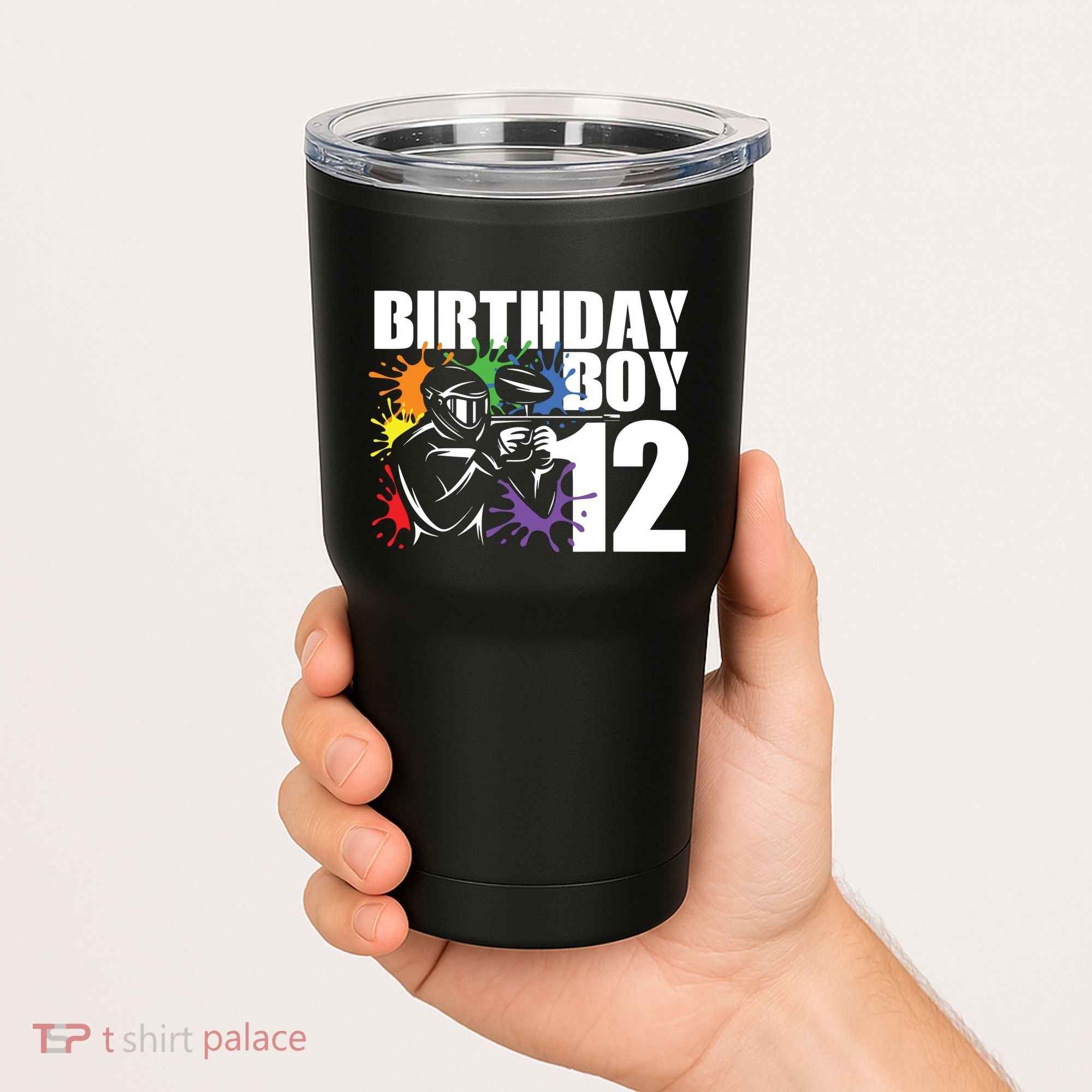 12 Year Old Paintball Birthday Party 12th Gift For Tumbler