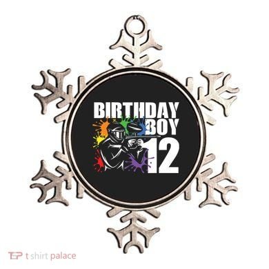 12 Year Old Paintball Birthday Party 12th Gift For Ornament