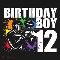 12 Year Old Paintball Birthday Party 12th Gift For Ornament thumb 1