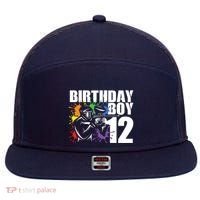 12 Year Old Paintball Birthday Party 12th Gift For 7 Panel Mesh Trucker Snapback Hat thumb 0