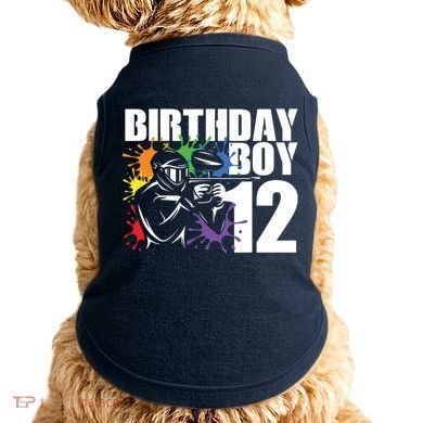 12 Year Old Paintball Birthday Party 12th Gift For Doggie Tank