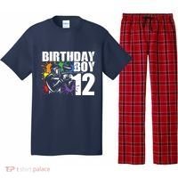 12 Year Old Paintball Birthday Party 12th Gift For Pajama Set thumb 0