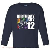 12 Year Old Paintball Birthday Party 12th Gift For Toddler Long Sleeve Shirt thumb 0