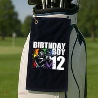 12 Year Old Paintball Birthday Party 12th Gift For Golf Towel thumb 2
