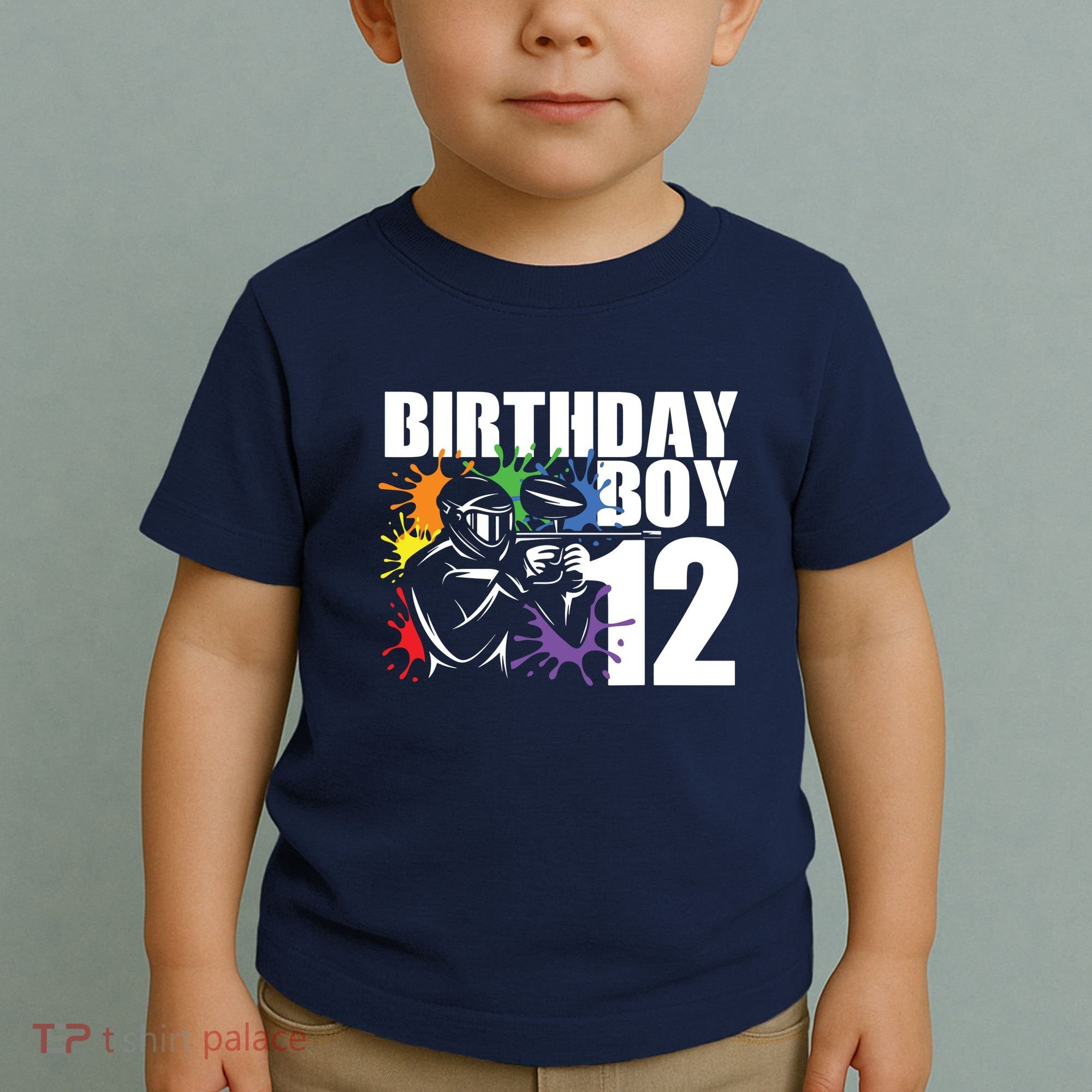 12 Year Old Paintball Birthday Party 12th Gift For Toddler T-Shirt