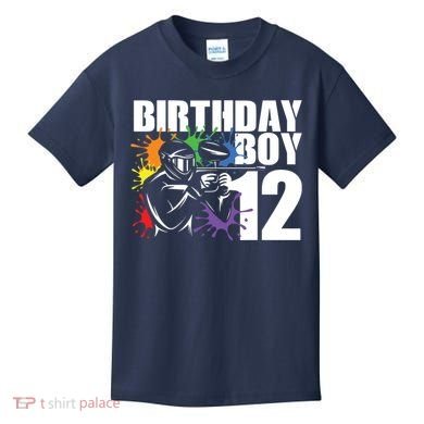 12 Year Old Paintball Birthday Party 12th Gift For Kids T-Shirt