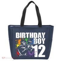 12 Year Old Paintball Birthday Party 12th Gift For Tote Bag thumb 0