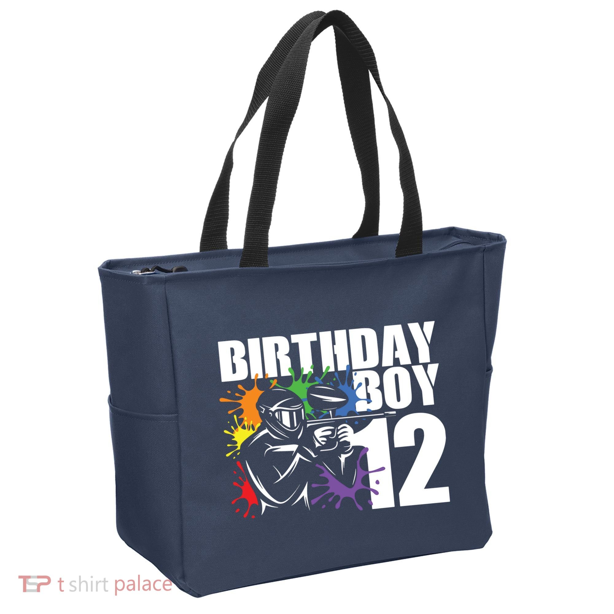 12 Year Old Paintball Birthday Party 12th Gift For Tote Bag