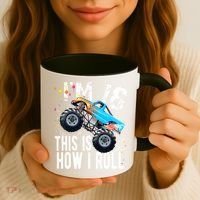 16 Year Old Gift Cool 16th Birthday Boy Gift For Monster Truck Car Lovers Coffee Mug thumb 3