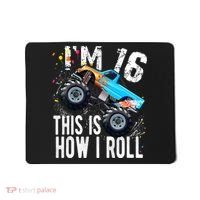 16 Year Old Gift Cool 16th Birthday Boy Gift For Monster Truck Car Lovers Mousepad thumb 0