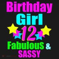 12 Year Old Girl Birthday Party Neon Bday Party Women's Hoodie thumb 2
