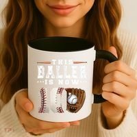 10 Years This Baller Is Now 10 Baseball 10th Birthday Coffee Mug thumb 3