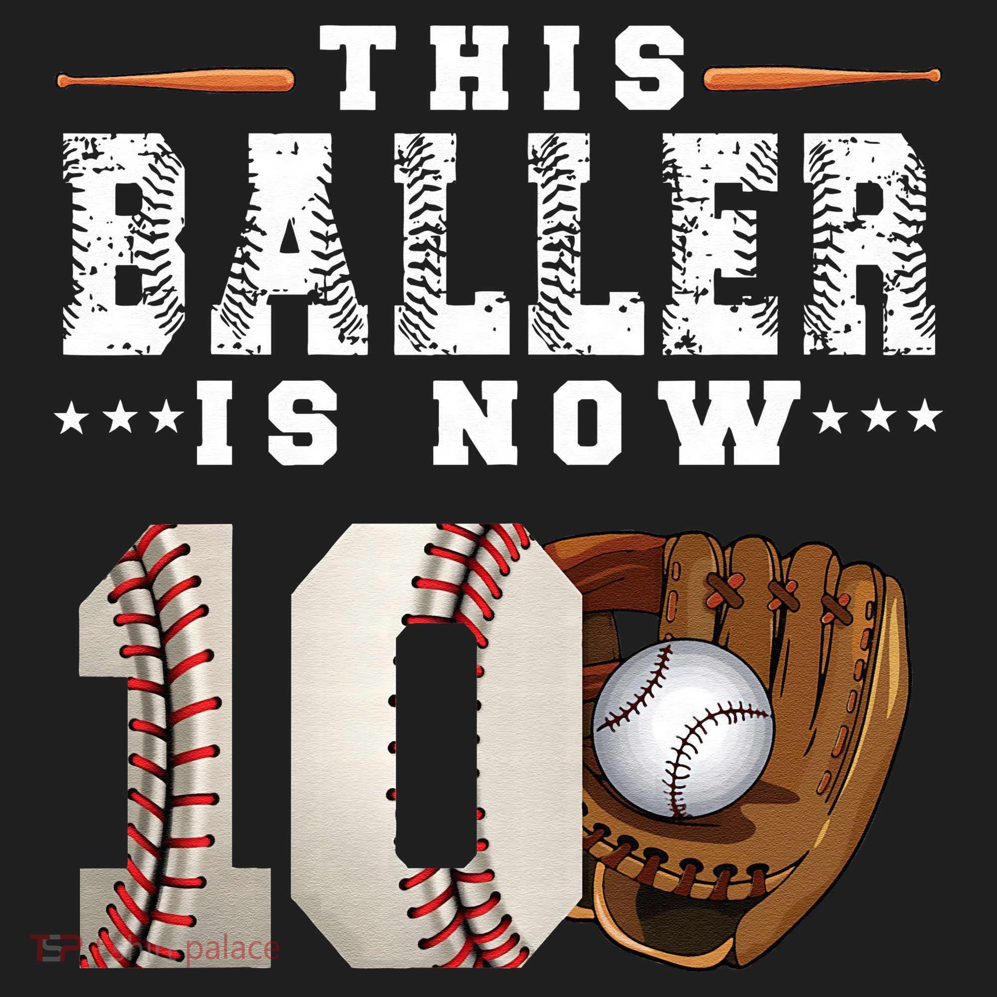 10 Years This Baller Is Now 10 Baseball 10th Birthday Tumbler