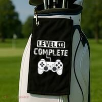 10 year Wedding Anniversary Gift Golf Towel thumb 2