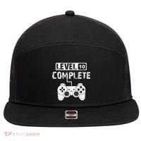 10 Year Wedding Anniversary Gift Ideas For Him Her 7 Panel Mesh Trucker Snapback Hat thumb 0