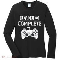 10 Year Wedding Anniversary Gift Ideas For Him Her Women's Long Sleeve Shirt thumb 0