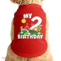 2 Year Old Farm My 2nd Birthday Doggie Tank thumb 0