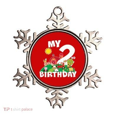 2 Year Old Farm My 2nd Birthday Ornament
