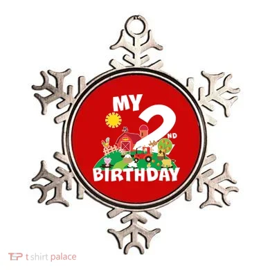 2 Year Old Farm My 2nd Birthday Ornament
