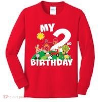 2 Year Old Farm My 2nd Birthday Kids Long Sleeve Shirt thumb 0