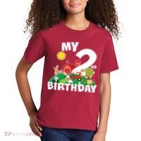 2 Year Old Farm My 2nd Birthday Kids T-Shirt thumb 2