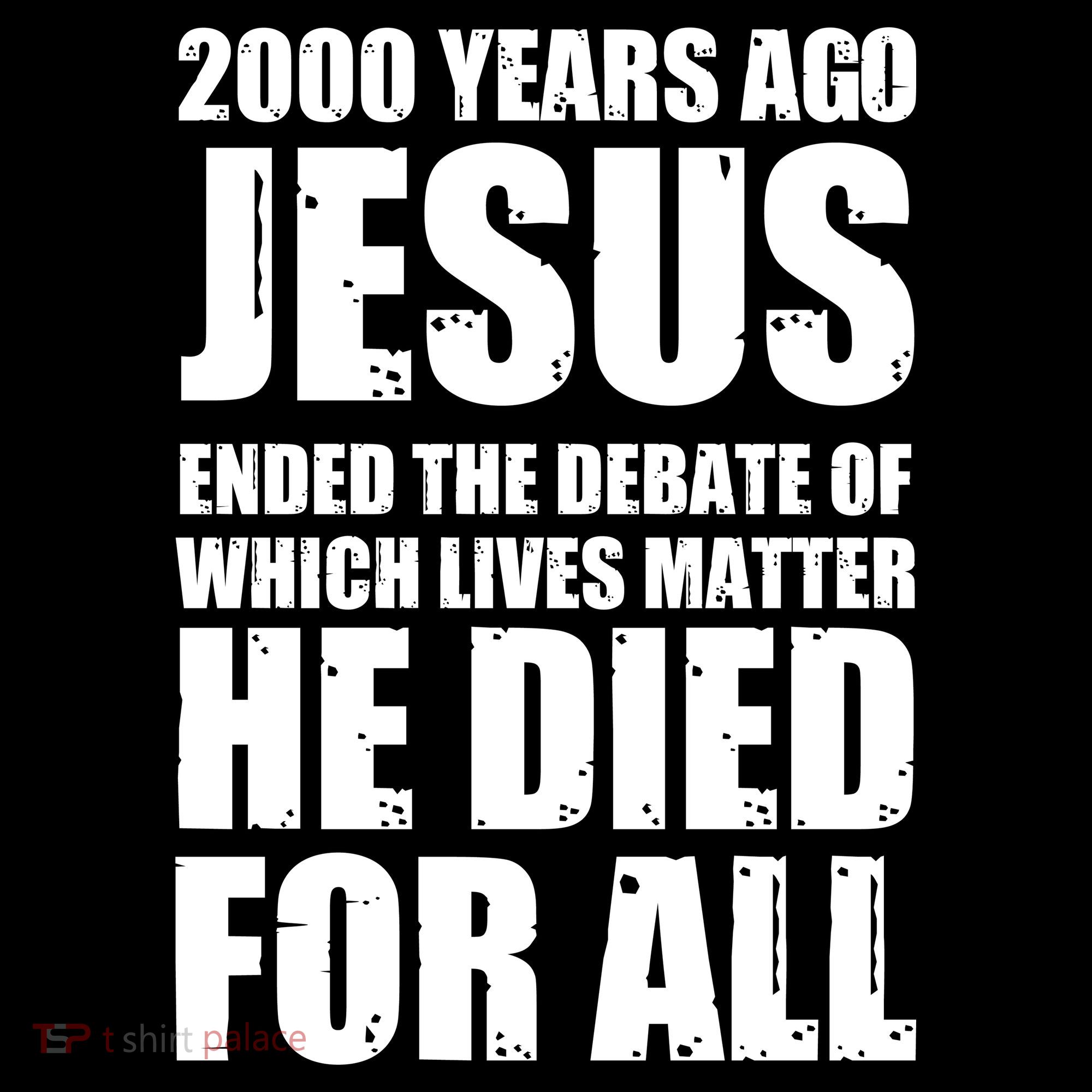 2000 Years Ago Jesus Ended The Debate Of Which Lives Matter Women's Hoodie