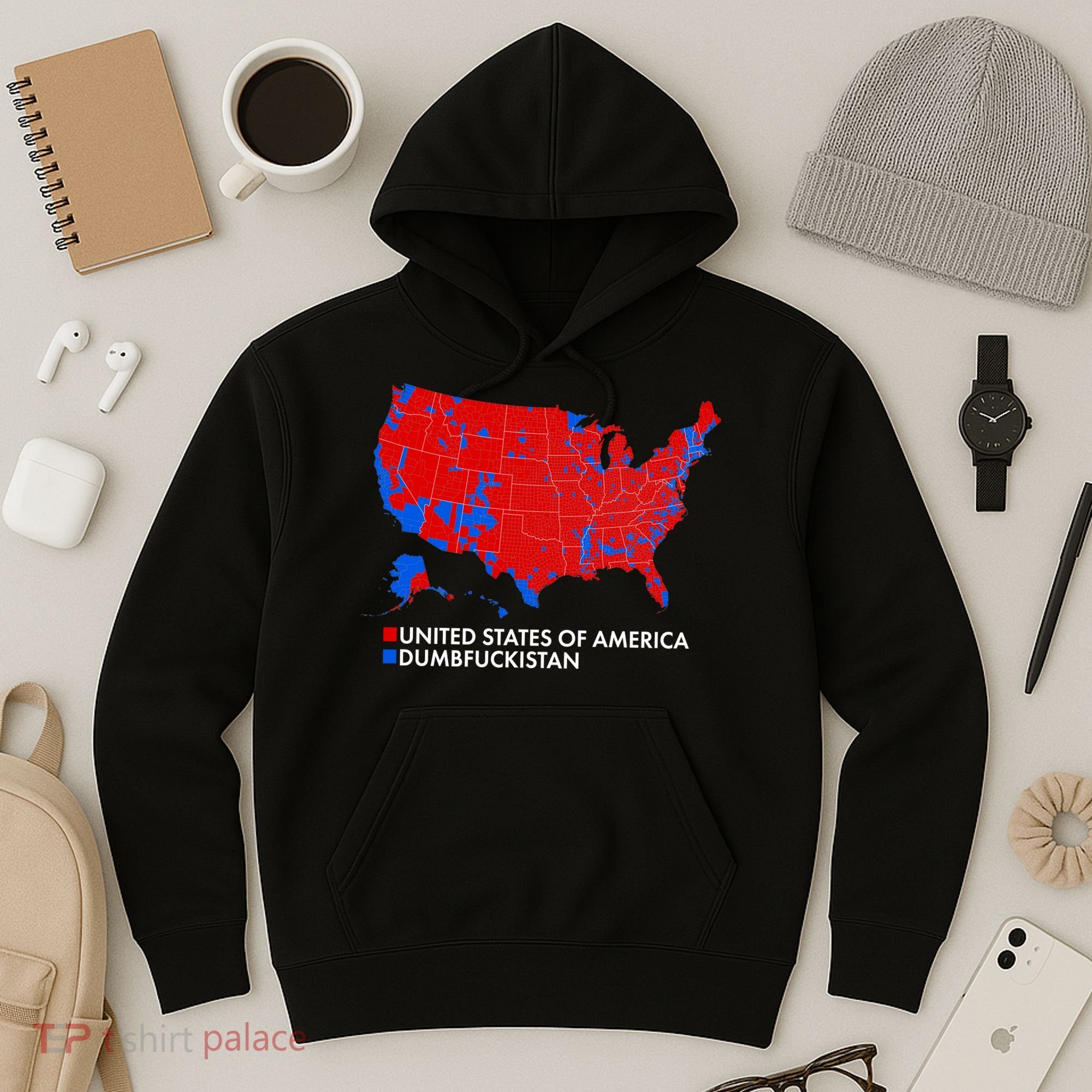 2020 Election Electoral Map Pro Trump Hoodie