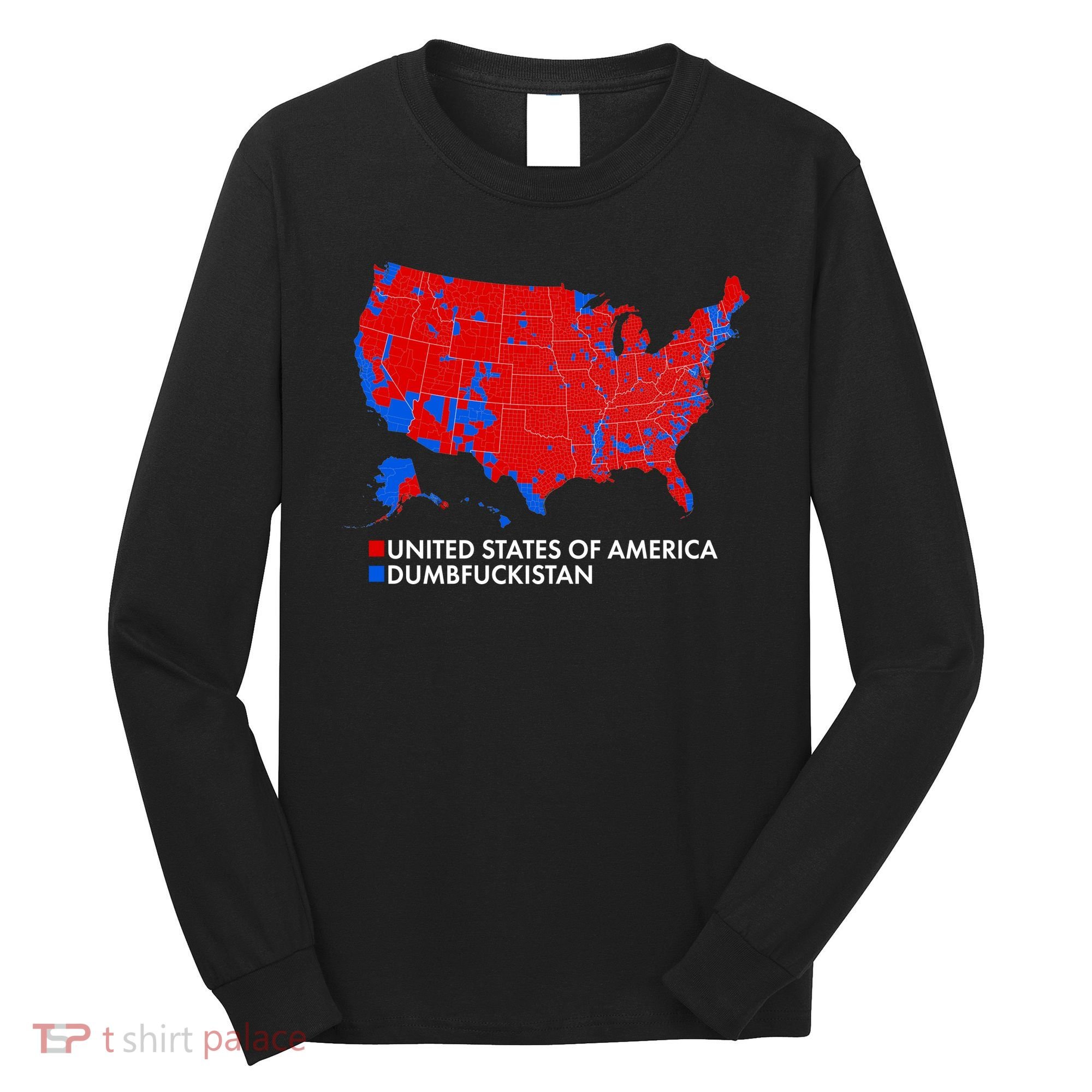 2020 Election Electoral Map Pro Trump Long Sleeve Shirt