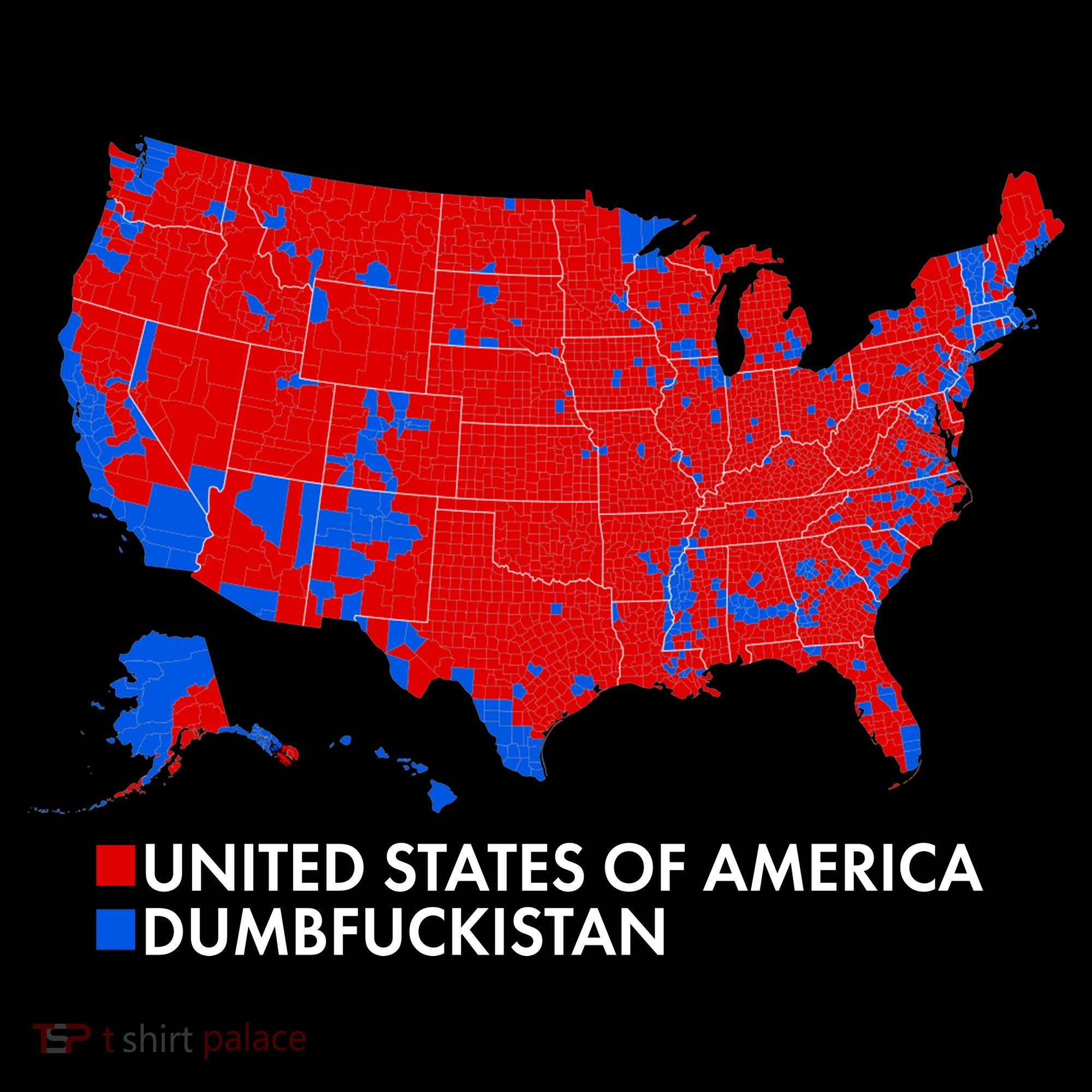 2020 Election Electoral Map Pro Trump T-Shirt
