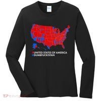 2020 Election Electoral Map Pro Trump Women's Long Sleeve Shirt thumb 0