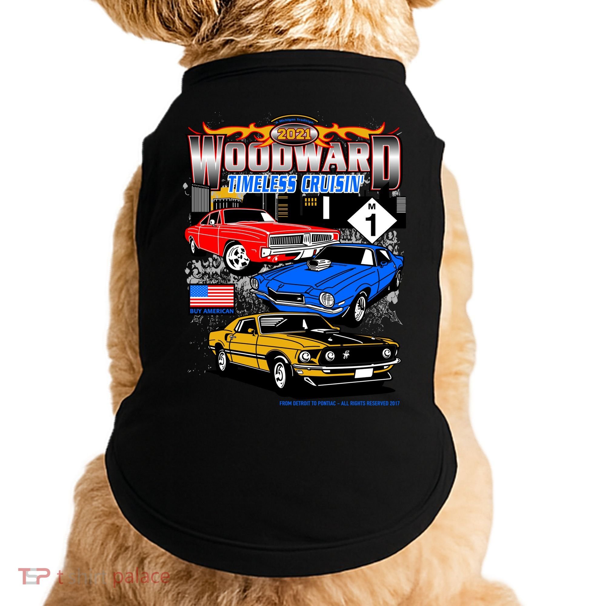 2021 Woodward Timeless Muscle Doggie Tank