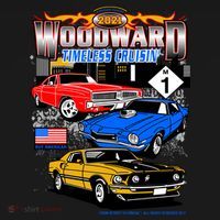 2021 Woodward Timeless Muscle USA-Made Doggie Bandana thumb 2